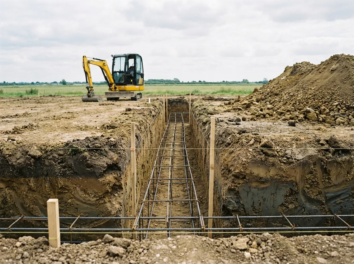 Professional Groundworks Services Across Cambridgeshire - work in progress